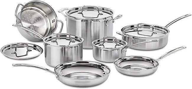 Cuisinart MultiClad Pro Stainless Steel Cookware Set